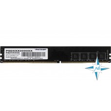 Модуль памяти DDR-4 noECC Unbuf DIMM, 8GB, Patriot, 2400 U, PSD48G240081