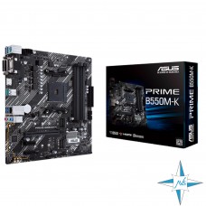 Материнская плата AM4, AMD, ASUS PRIME B550M-K