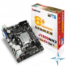 Материнская плата CPU on board, Intel, Biostar J1800NH3