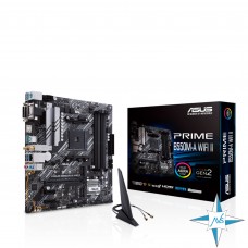 Материнская плата AM4, AMD, ASUS PRIME B550M-A WIFI II