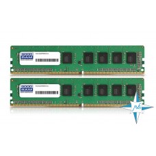 Модуль памяти DDR-4 noECC Unbuf DIMM, 16GB, Goodram,  2666 U, 2Rx8, GR2666D464L19S/16GDC