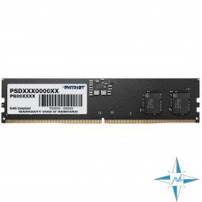 Модуль памяти DDR-5 noECC Unbuf DIMM, 16GB, Patriot, 4800 U, PSD516G480081 
