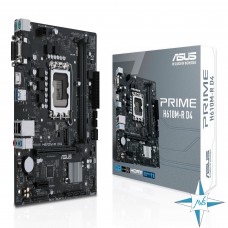 Материнская плата LGA 1700, ASUS PRIME H610M-R D4-SI