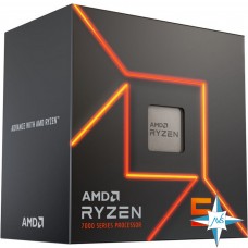 процессор Socket AM5 AMD Processor Ryzen5 7600X Box без кулера (32M Cache, 4.5GHz) #Part Number 100-100000593WOF
