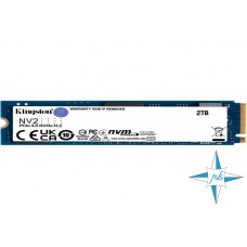 SSD M.2 PCI Express 4.0, 2TB, Kingston, SNV2S/2000G