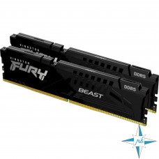 Модуль памяти DDR-5 noECC Unbuf DIMM, 64GB, Kingston, 4800 U, 2Rx32, KF548C38BBK2-64