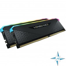Модуль памяти DDR-4 noECC Unbuf DIMM, 64GB, Corsair, 3200 U, 2Rx32, CMG64GX4M2E3200C16