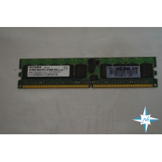 Модуль памяти DDR-2 ECC Reg DIMM, 512 Mb, Elpida EBE51RD8AGFA-4A-E, PC2-3200, CL3
