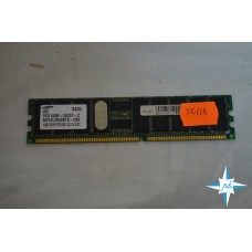 Модуль памяти DDR ECC Unbuf DIMM, 1 Gb, Samsung M312L2920BTS-CBO, 266MHz, PC2100