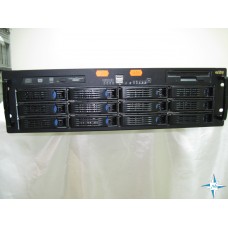 SERVER 3U RM 19" - CHENBRO Tyan S5393 (Tempest i5400PL), CPU 2x QuadCore Intel Xeon E5440, 16 Gb RAM, SCSI Adaptec Disk Array 750 Gb