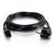 Кабель питания с заземлением EU-Schuko/IEC 60320 C5, 10А/250В (3x0,75), длина 1,8 м.