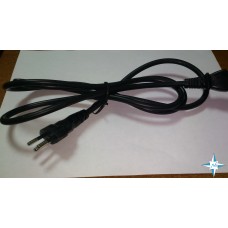 Кабель питания с заземлением USA-227 IEC 53(RVV) / IEC 60320 C13, 10А/250В (3x0,75), длина 1,8 м.
