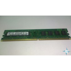 Модуль памяти DDR-2 noECC Unbuf DIMM, 1 GB, Samsung, 240 pin, CL6, M378T2863QZS-CF7/1G, DDR2-800, 2Rx8, 1.8V