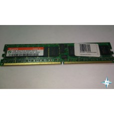 Модуль памяти DDR-2 ECC Reg DIMM, 1 Gb, Hynix, 400MHz, CL2.5, PC3200R (HYMP512R72P4-E3)