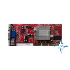 Видеокарта AGP, ATI Radeon 7000, 32 bit, 32MB