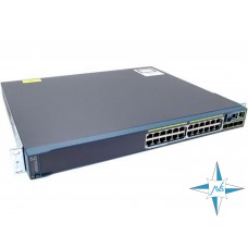Коммутатор Cisco, 2960S-24PS-L, порты 24xRJ45/PoE, 4xRJ45/SFP