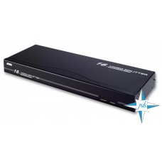 Разветвитель VGA ATEN VS0116, 16-портовый с поддержкой звука