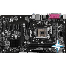 Материнская плата LGA 1150, ASRock H81 Pro BTC, ( 1 PCIe 2.0 x16, 5 PCIe x1, DDR3/DDR3L 1600, Audio 5.1HD, Video, Gigabit LAN )
