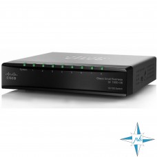Коммутатор Cisco, SF100D-08, порты 8xRJ45