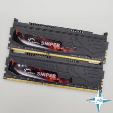Модуль памяти DDR-3 noECC UnBuf DIMM, 4Gb, G.Skill, PC3-16000 (F3-12800CL9D-8GBSR\4G)