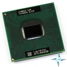 процессор PPGA478 Intel® Celeron® Mobile Processor 540 (1M Cache, 1.86 GHz, 533 MHz FSB) #Part Number SLA2F