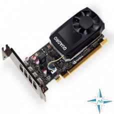 Видеокарта PCI-E 3.0 16x, PNY, Nvidia Quadro P1000, 128 bit, 4Gb (CN92600887)