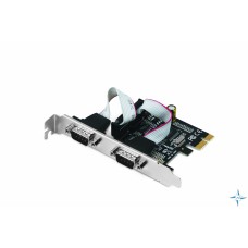 Контроллер Serial port, 2X RS-232, PCI Express Card, Delock, 128 byte