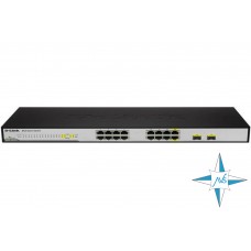 Коммутатор D-Link Switch, DGS-1216T, порты 14xRJ45, 2xRJ45/SFP