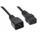 Кабель питания с заземлением IEC 60320 C19/C20, 16А/250В (3x1,0), длина 1,8 м.