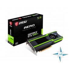 Видеокарта PCI-E 3.0 16x, MSI GeForce GTX 1080 Ti AERO, 352bit, 11GB, GDDR5